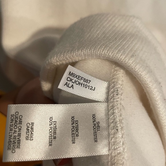 Calvin Klein Performance Women’s White Sweater Size Small - Picture 8 of 8
